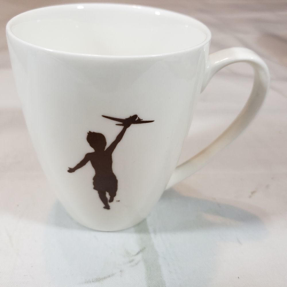 Storyville Coffee Company Mug Boy Running With Toy Airplane Coffee Mug Tea Cup